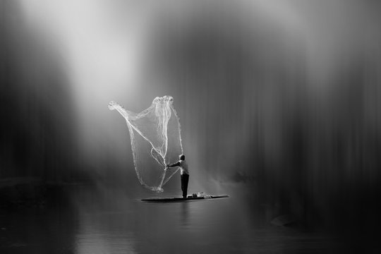 fishing in the light