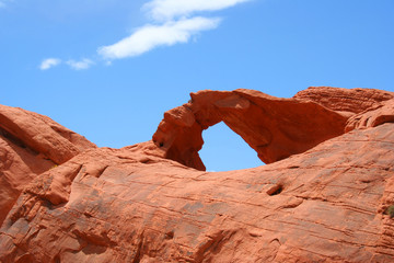 Fototapeta na wymiar Arch in Valley of Fire State Park (NV 00227)