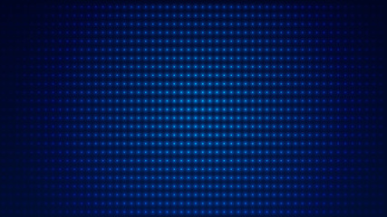 Dot  white blue pattern screen led light gradient texture background. Abstract  technology big data digital background. 3d rendering.