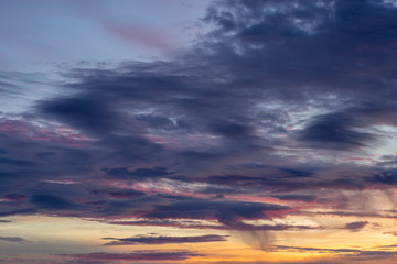 Fototapeta premium beautiful sunrise in the south of France