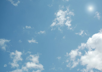 Cloudy sky background