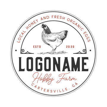 Chicken farms logo design