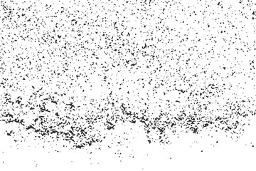  Black Grainy Texture Isolated On White Background. Dust Overlay. Dark Noise Granules. Digitally Generated Image. Vector Design Elements, Illustration, Eps 10.