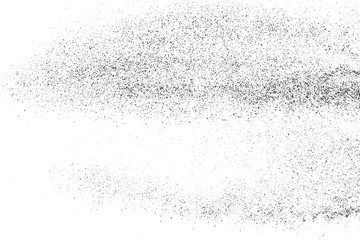  Black Grainy Texture Isolated On White Background. Dust Overlay. Dark Noise Granules. Digitally Generated Image. Vector Design Elements, Illustration, Eps 10.