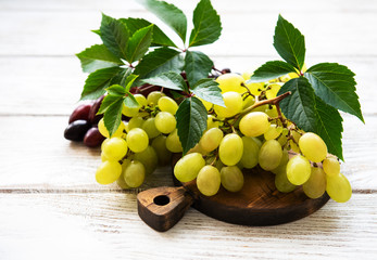 Fresh green grape