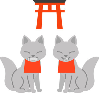 2 198 最適な 稲荷狐 画像 ストック写真 ベクター Adobe Stock