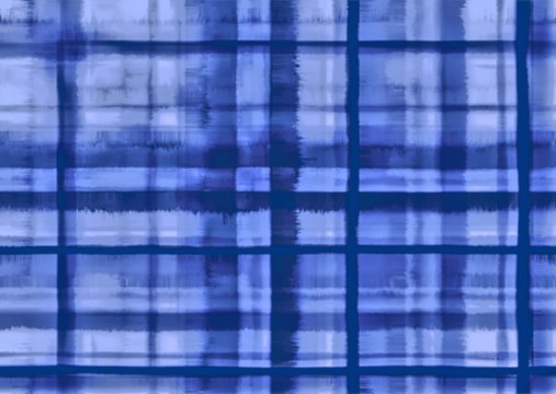 Stripe seamless tie dye indigo pattern