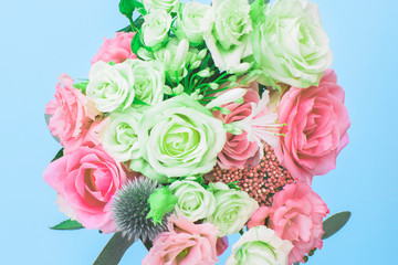 Bouquet of different flowers.