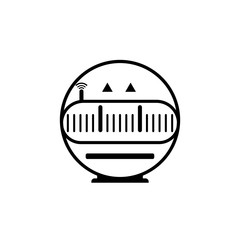 radio broadcast logo icon vector illustration design