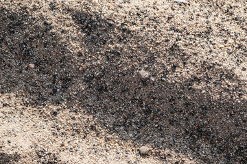 Close up of sand