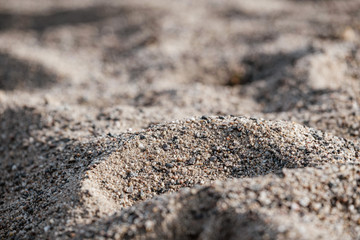 Close up of sand