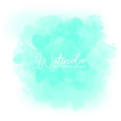 Naklejka na ściany i meble abstract green water color splash on white background. hand drawn paper texture vector wallpaper, card, background, print, grunge poster, art design, graphic. hand painted watercolor splash.