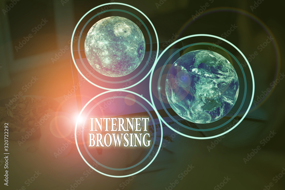 Aufkleber handwriting text internet browsing. conceptual photo act of looking through a set of information qui