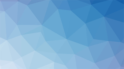 Blue polygon pattern. Low poly design