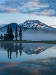 Oregon Mountain Reflection - Sparks Lake
