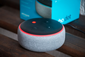 Echo dot Amazon silenciado