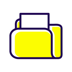 Folder icon vector