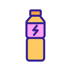 Target icon vector. A thin line sign. Isolated contour symbol illustration