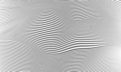 Abstract background with wavy lines 