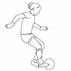 girl soccer goalkeeper