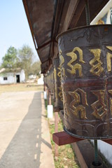 Detail of Buddhist architecture.
