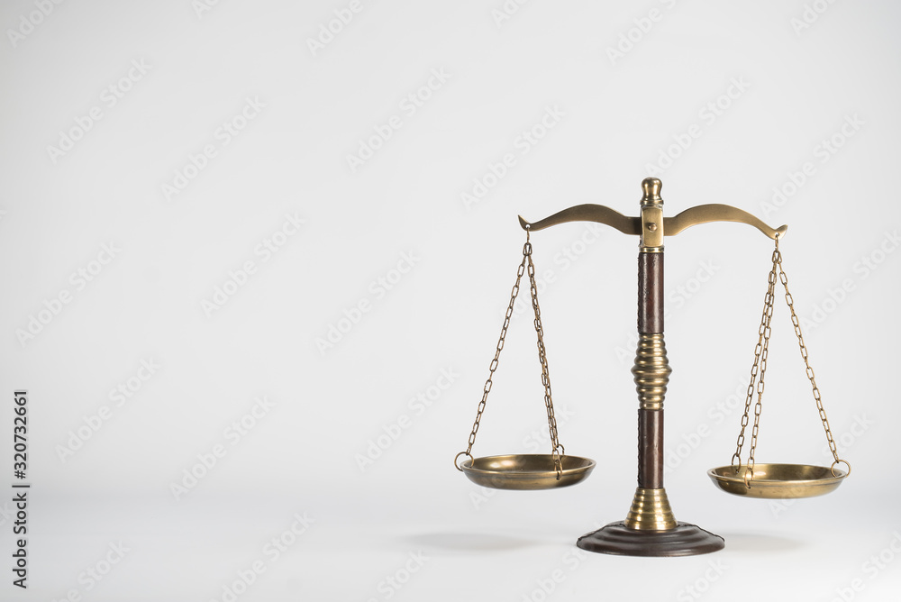 Wall mural Scales of Justice, Weight Scale, Balance.