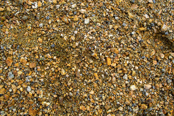 Bruised crushed stone texture red-gray