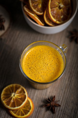 golden latte turmeric curcuma orange