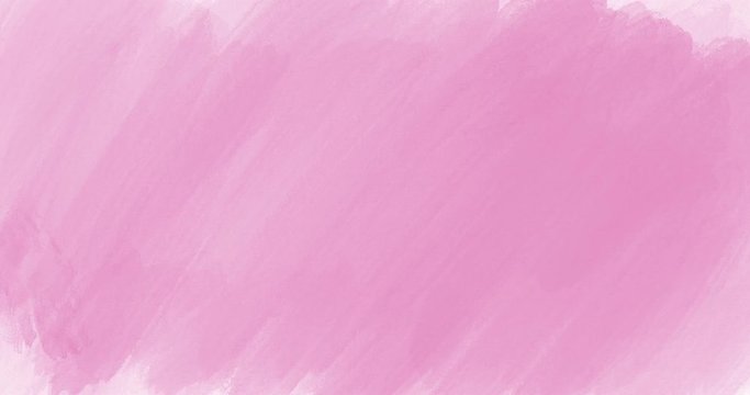 Pink watercolor background hand drawn animation
