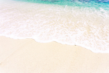 Fototapeta na wymiar Beautiful Sea and Sand in Capones Island Zambales, Philippines