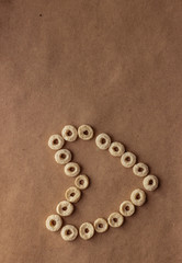 composition of edible ingredients to valentine's day