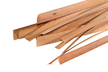 reeds isolated on white background