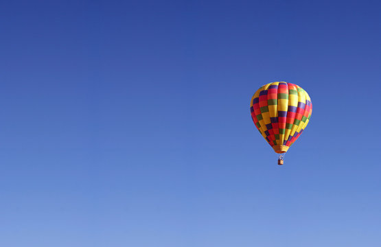 Image of a Hot air balloon with room for type
