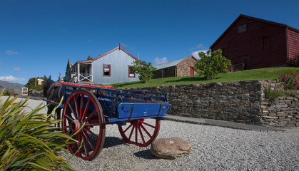 Cromwell New Zealand. Old historic Cromwell. Wild west.