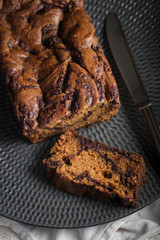 gâteau marbré fruits rouges fait maison