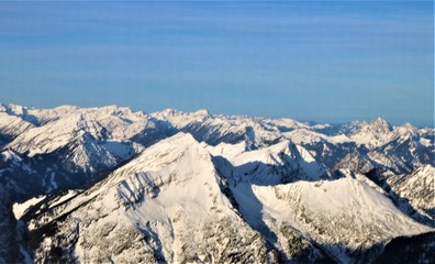 Fototapeta na wymiar Alpen im Winter