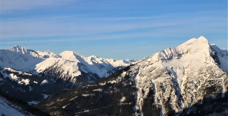 Alpen im Winter