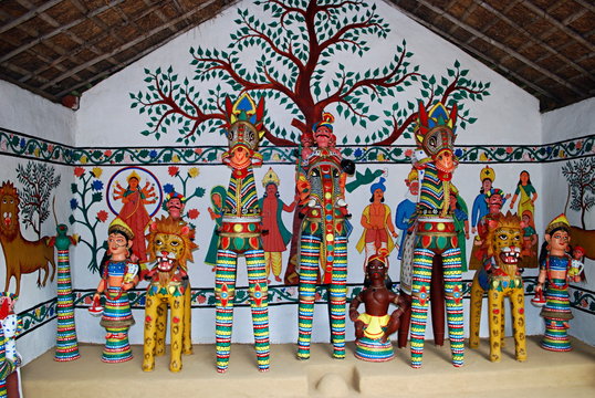 The Myth of King Sailesh at Manav Sangrahalaya, Bhopal, Madhya Pradesh, India I