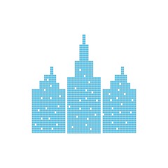 Obraz premium Modern City skyline . city silhouette. vector illustration in flat design