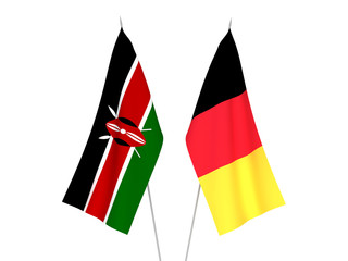 Belgium and Kenya flags