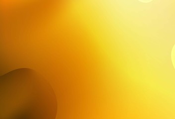 Light Orange vector template with bubble shapes. A completely new color illustration in memphis style. Memphis style for your business design.