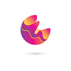 Obraz premium logo symbol abstract