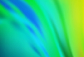 Light Blue, Green vector colorful abstract texture. An elegant bright illustration with gradient. New style design for your brand book.