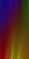 Background from colored curved lines, for phone screens.