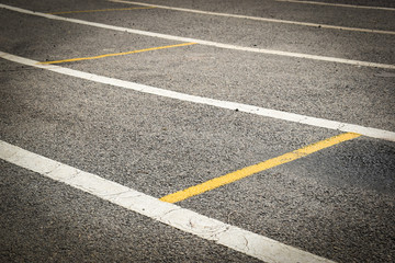 black tarmac asphalt of running track, athletic sport background