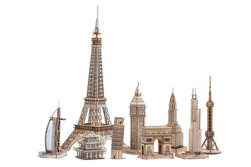 World famous architecture in toys 