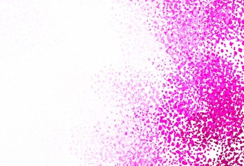 Light Pink vector template with chaotic shapes.