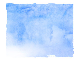 Obraz premium Sky isolated background. Watercolor