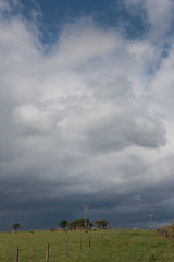 Kaipara New Zealand. Maitahi. Rain clouds