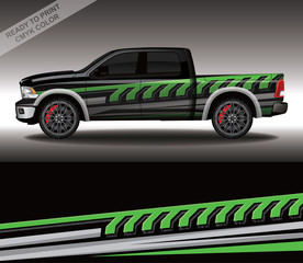 Car wrap decal design vector, custom livery race rally car vehicle sticker and tinting.